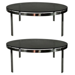 Pair of Coffee Tables circa 1970 American