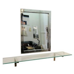 Console and Mirror American Circa 1980