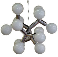 Ceiling Fixture Atomic Twelve Kovacs Circa 1960 American