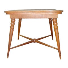 Game Table  attributed to Jean Royere French Circa 1950