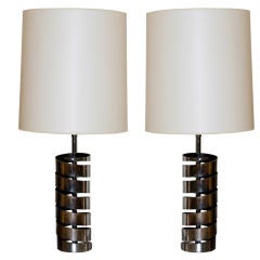 Pair of Table Lamps by Jacques Charpentier French Circa 1965