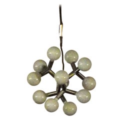 Atomic Twelve Ceiling Fixture by George Kovacs American C. 1960