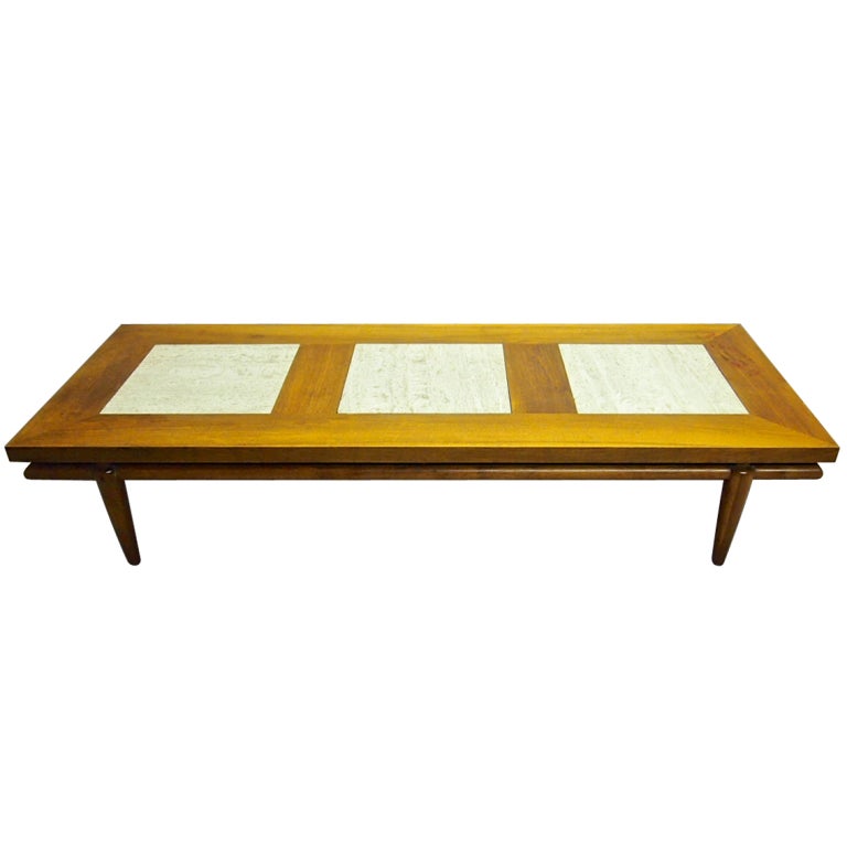 Coffee Table 72 Inch Labeled John Widdicomb Circa 1950 American At Coffee Table 72 Inch Labeled John Widdicomb Circa 1950 American For