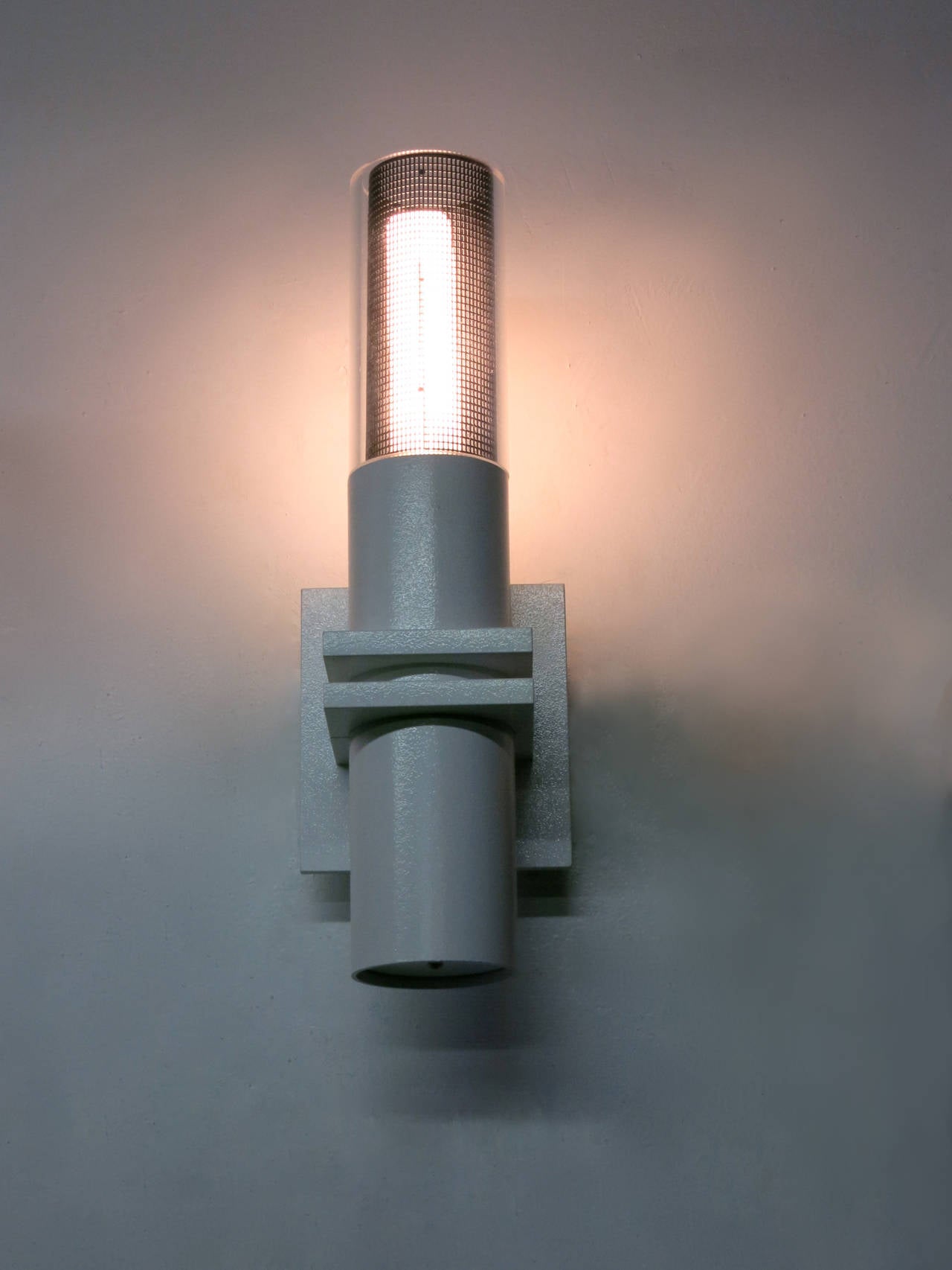 Single Sconce Stamped DZlight, Made in Norway, circa 1990 In Excellent Condition In Jersey City, NJ