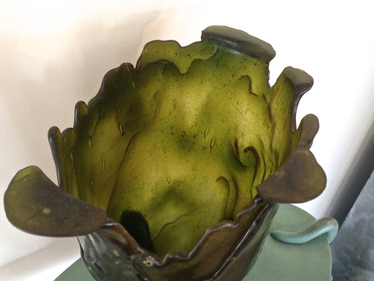 Green Amazonia Vase by Gaetano Pesce for Fish Design, 1990s 1