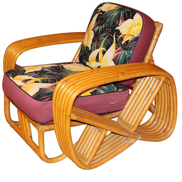 Philippine Rattan Lounge Chairs 10 For Sale on 1stDibs