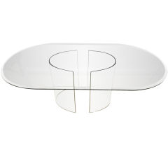 Glass Dining Table Italian Circa1975