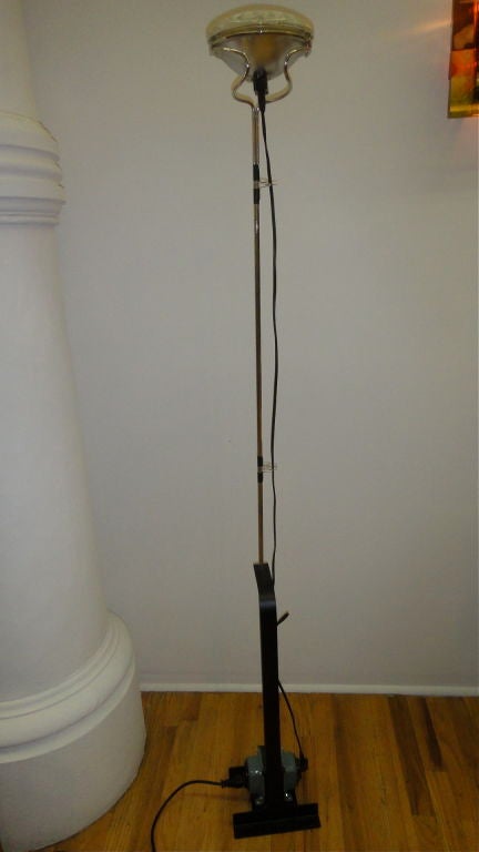 Mid-Century Modern Toio Floor Lamp by Castiglioni Signed and Labeled Flos ca. 1970 Italy