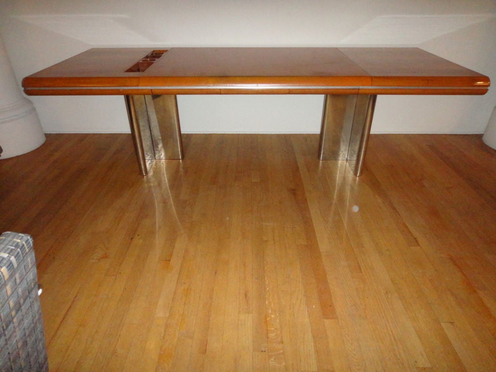 Late 20th Century Executive Desk by Hans von Klier for Skipper Italian Circa 1970