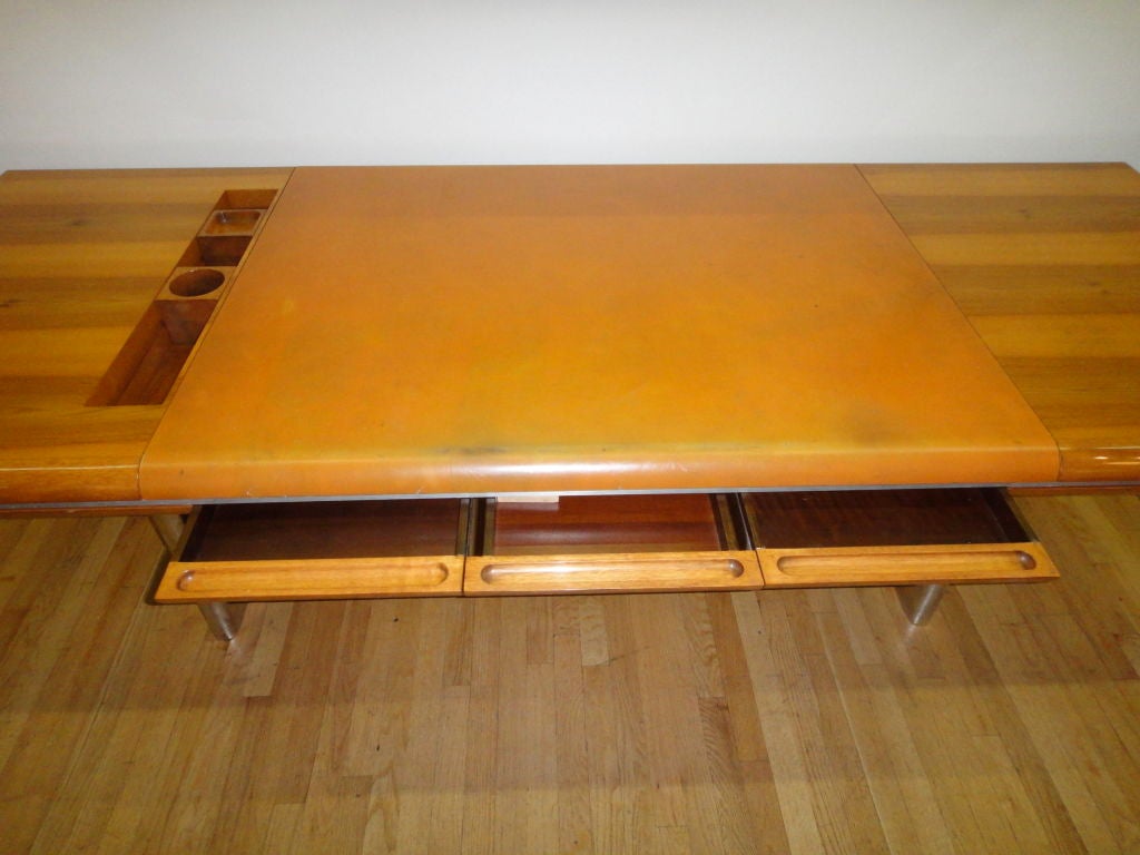 Executive Desk by Hans von Klier for Skipper Italian Circa 1970 2