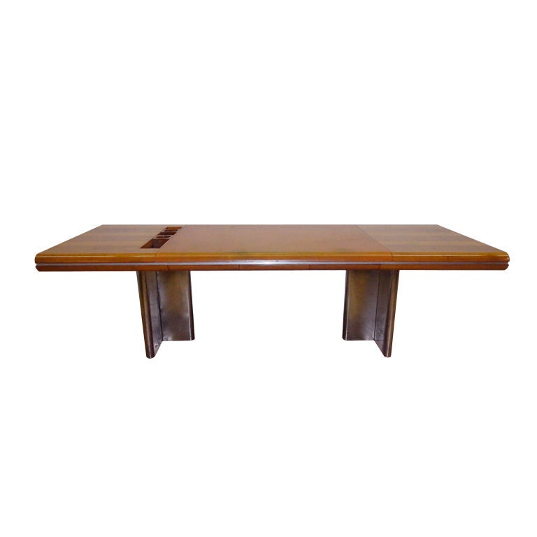 Executive Desk by Hans von Klier for Skipper Italian Circa 1970