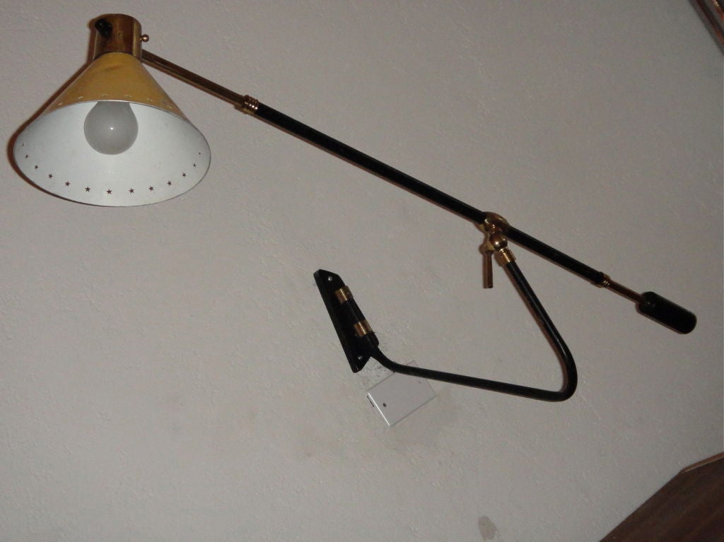 Mid-Century Modern Wall Light by Pierre Guariche circa 1950 France