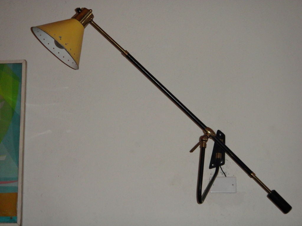 Mid-20th Century Wall Light by Pierre Guariche circa 1950 France