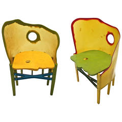 Used Pair of Open Sky Crosby Chairs by Gaetano Pesce, NYC, 1995