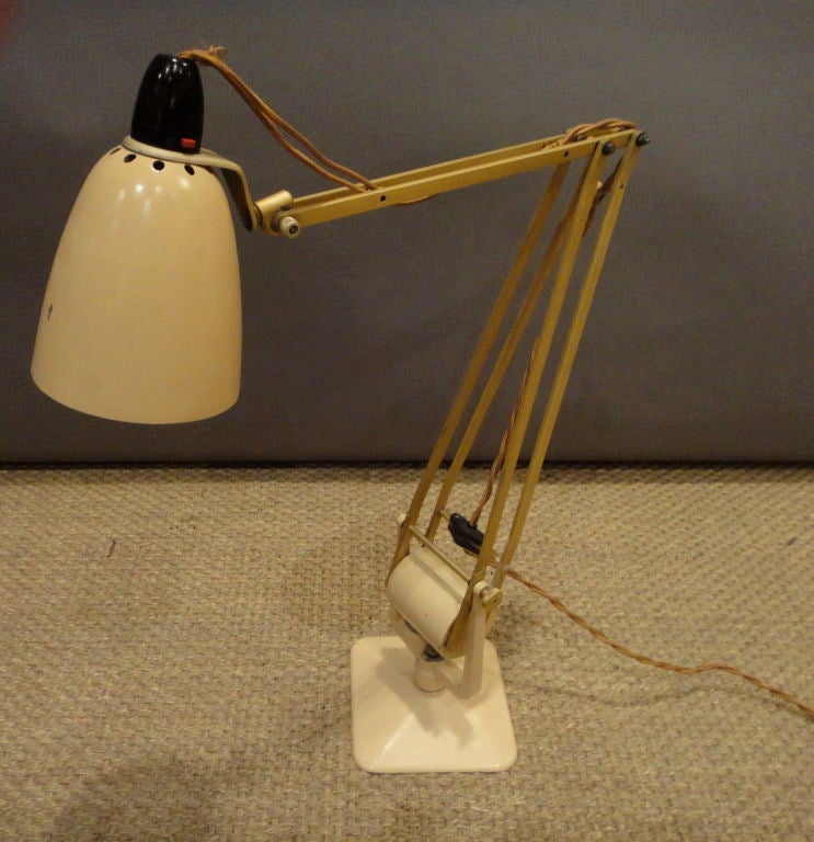 Desk Lamp by Hadrill and Horstmann England circa 1930 In Excellent Condition In Jersey City, NJ