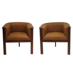 Pair of Chairs by Hans Von Klier Italian circa 1965