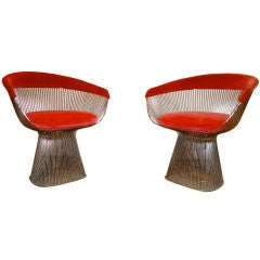 Pair of Chairs by Warren Platner American Circa 1960