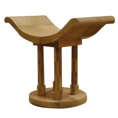 Stool by JULES LELEU 1925 France Documented 1000 Chairs p1852