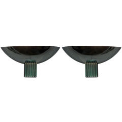 Pair of Wall Lights Circa 1970 American