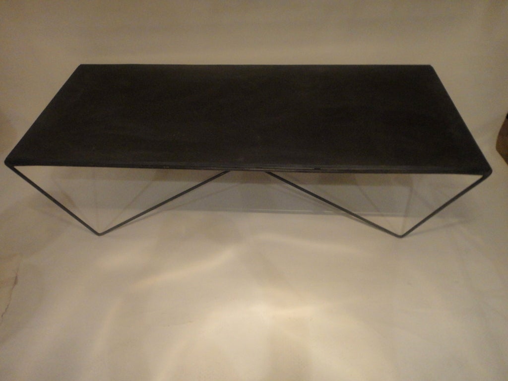 Steel Table after Darrell Landrum for Avard American, 1950s For Sale