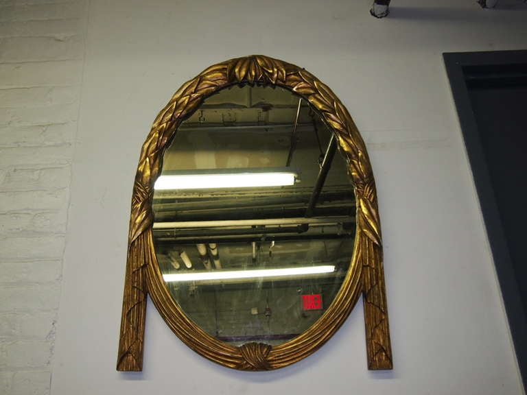 Wood Mirror in the manner of Sue et Mare circa 1930 France