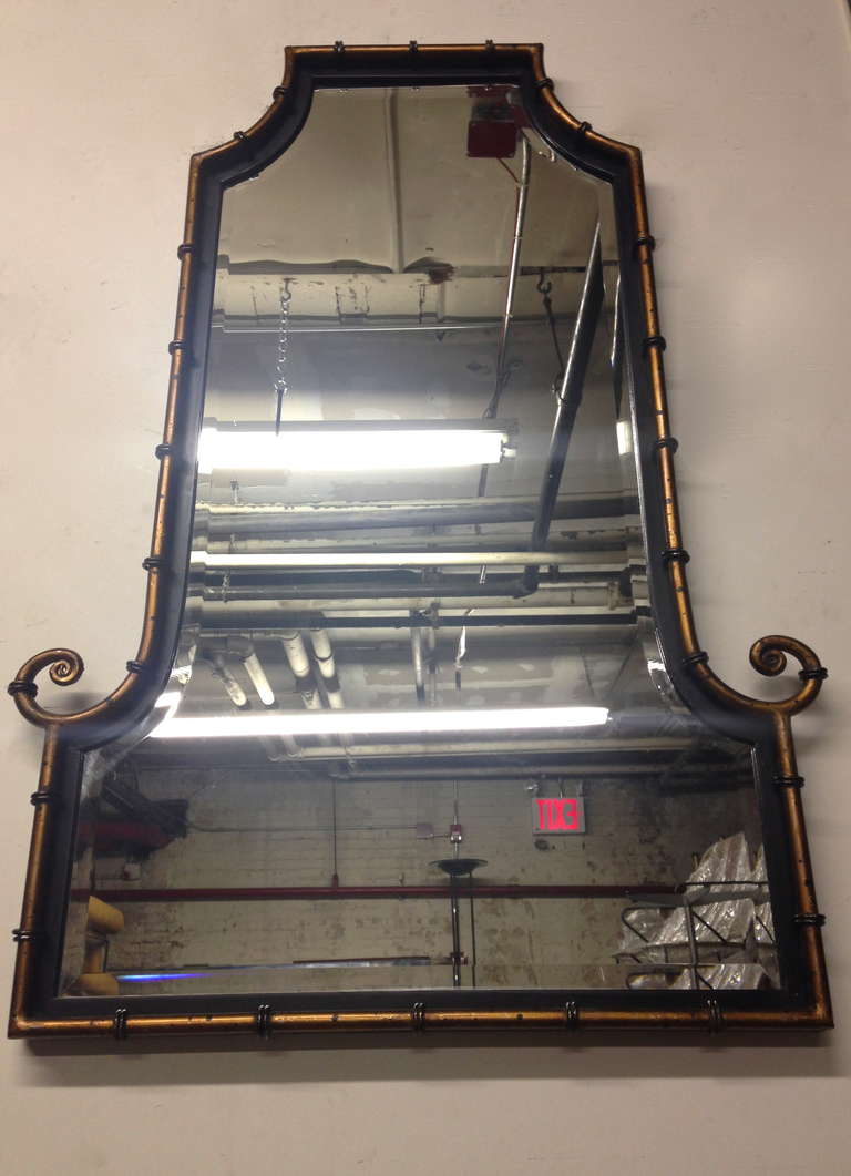 Pair of Amazing Mirrors Hand Crafted After James Mont Circa 1935 USA In Excellent Condition In Jersey City, NJ