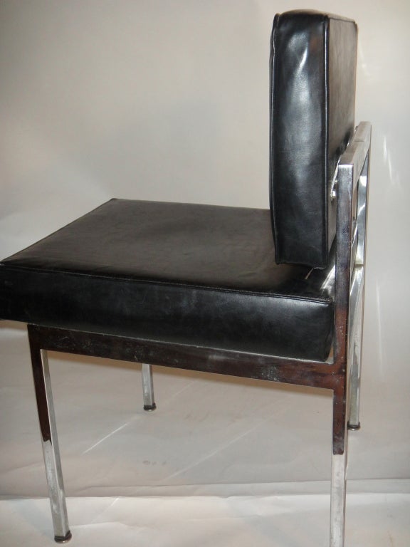 Mid-20th Century Pair of Chairs Signed 