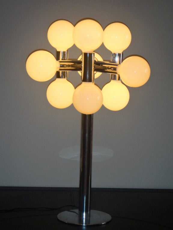 Mid-Century Modern Table Lamp by Robert Sonneman, circa 1970, American For Sale