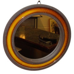 Mirror circa 1970 Stamped Made in Denmark