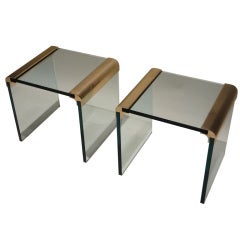 Pair of side tables by Pace circa 1970 American