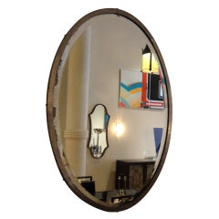 Oval Mirror Circa 1920 American