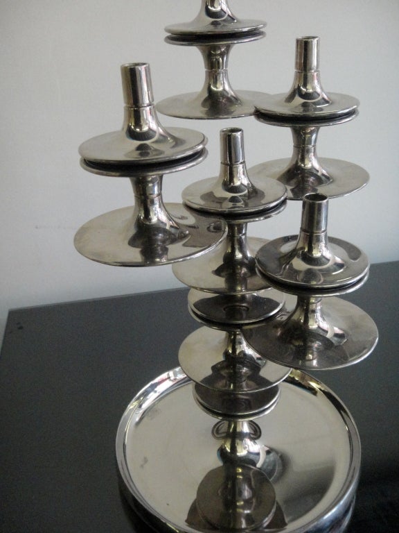 Mid-20th Century 10 Pieces of Candlesticks by Nagel circa 1960 Germany