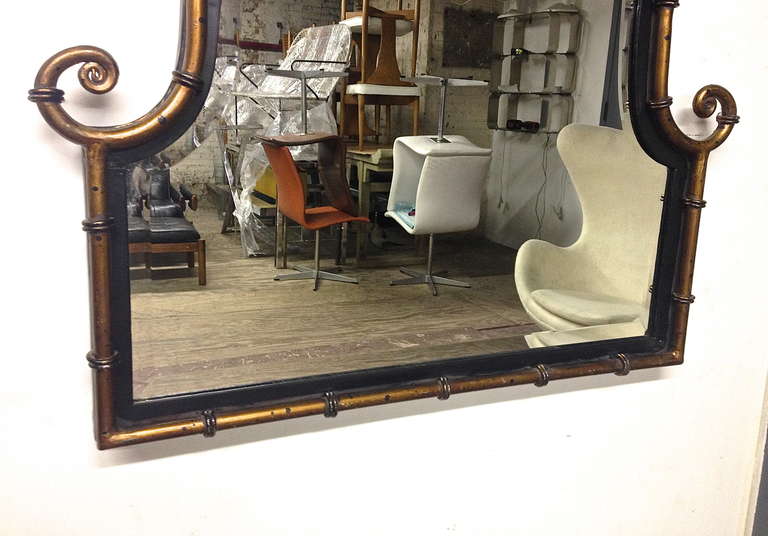Mid-Century Modern Beveled Mirror designed after James Mont Hand-Crafted, Circa 1935, Made in USA