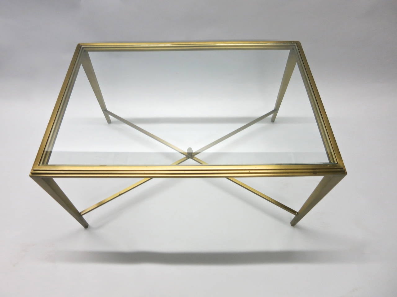 solid brass coffee table