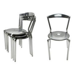 Set of Six Dining Chairs designed in 1996 fabricated 1998 by Allermuir UK