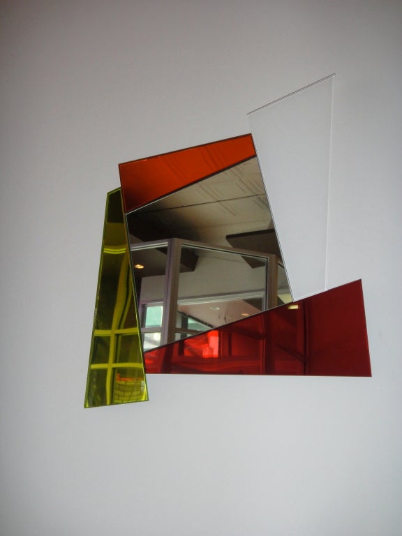 XXIe siècle et contemporain Miroir signé par « Ettore Sottsass Produit par Glas Italia », Italie 2007 en vente