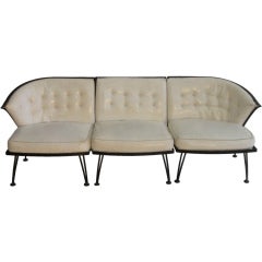 3Piece Garden Sofa  Woodard c1940 American 9pieces Available