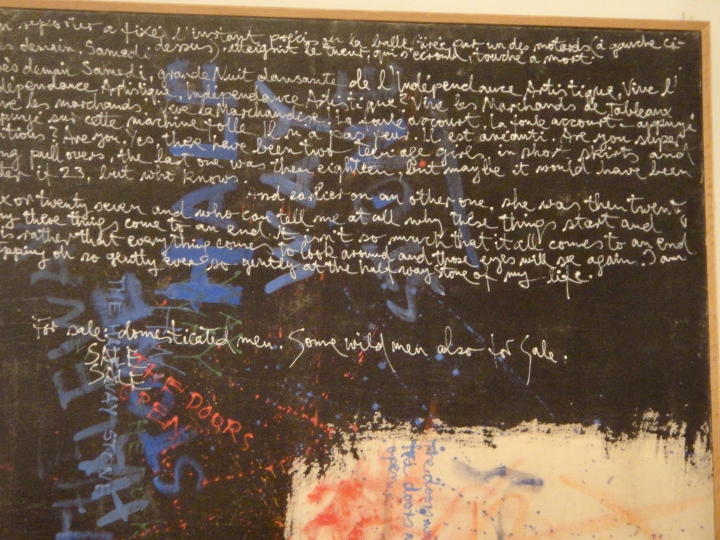 Gemälde Öl auf Leinwand, signiert „Foldes“, um 1950, Frankreich (Französisch) im Angebot