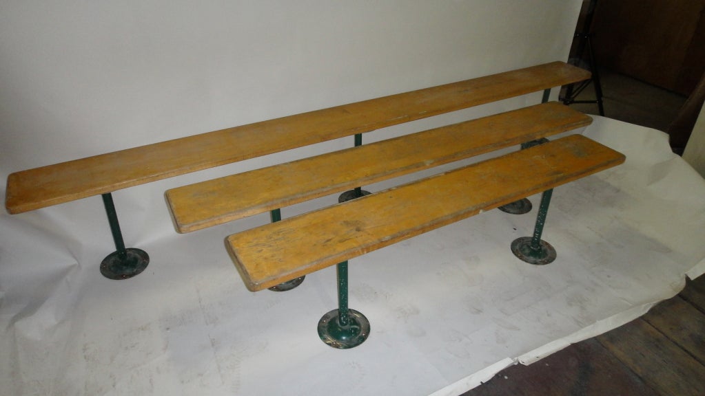 Mid-Century Modern 7 Benches in 3 lenths as shown Circa 1955 American