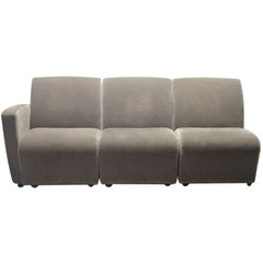 Three Seat sectional sofa signed Donghia circa 1975 Italy