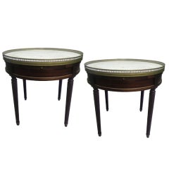 Pair of Regency Style Side Tables Signed Circa 1930 France