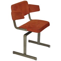 Desk Chair by Joseph-andre' Motte 1950 French "ORLEY-AIRPORT"