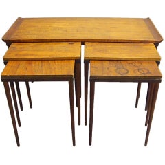 Set Of Stacking Tables All Stamped Made In Denmark Circa 1950