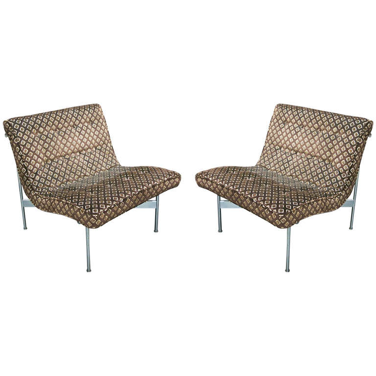 Pair of Chairs designed by Katavolos for Laverne circa 1950 American