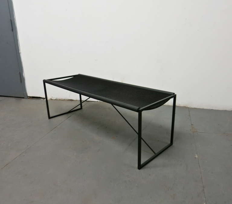 Bench by Maurizio Peregalli signed Zeus Circa 1980 Italy In Excellent Condition In Jersey City, NJ