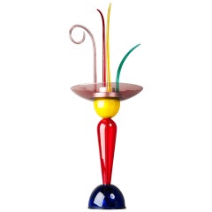 Lampe Citera en verre coloré par Andrea Anastasio pour Artemide:: Italie:: 1990
