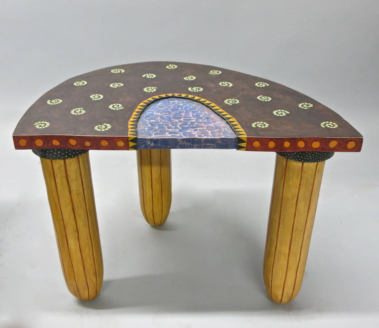 Pair of Tables Both Signed by Fabiane Garcia, 1992 For Sale 1