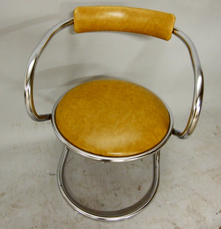 Mid-Century Modern Desk Chair circa 1935, Lloyds American