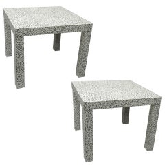 Pair of Side Tables Circa 1980 Italian Pair of Side Tables Circa 1980 Italian