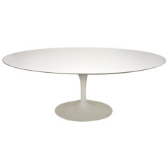 Oval Dining Table by Eero Saarinen for Knoll Circa 1950 USA